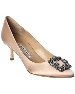 Manolo Blahnik Hangisi 50 Satin Pump Women