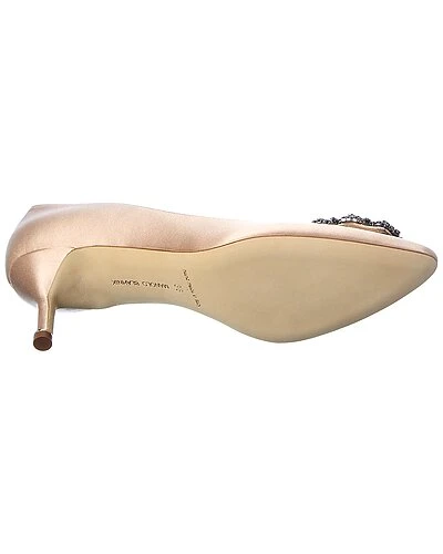 Manolo Blahnik Hangisi 50 Satin Pump Women 6 Manolo Blahnik Hangisi 50 Satin Pump Women - Image 4