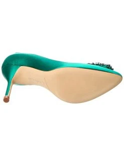 Manolo Blahnik Hangisi 90 Satin Pump Women -Valentino shop 1313388673 RLLD 4