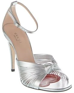 Gucci Metallic Leather Sandal Women