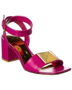 Valentino One Stud 60 Leather Sandal Women