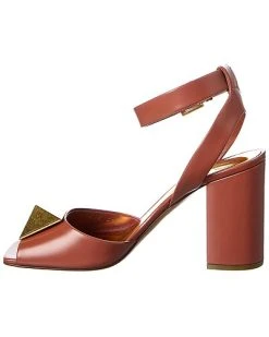 Valentino One Stud 90 Leather Sandal Women -Valentino shop 1313392202 RLLD 2