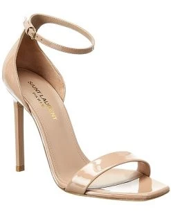 Saint Laurent Amber 100 Patent Sandal Women