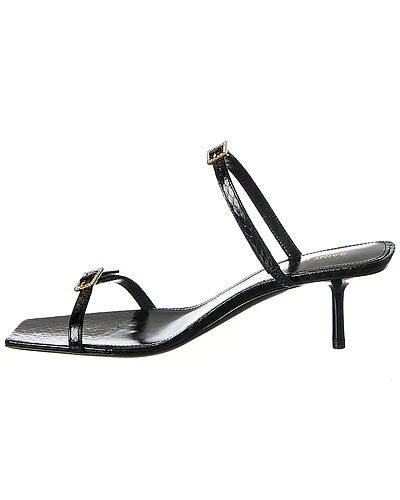 Saint Laurent Baliqua 55 Snake-Embossed Leather Sandal Women 4 Saint Laurent Baliqua 55 Snake-Embossed Leather Sandal Women - Image 2