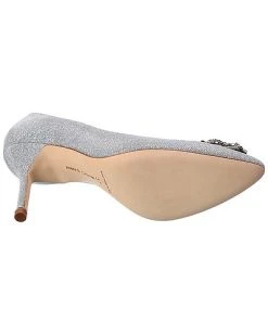 Manolo Blahnik Hangisi 90 Glitter Pump Women -Valentino shop 1313397609 RLLD 4