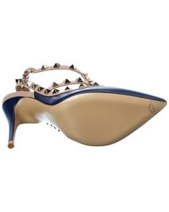 Valentino Rockstud Caged 100 Leather Pump Women -Valentino shop 1313399754 RLLD 4