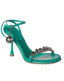 Bottega Veneta Dot Leather Sandal Women