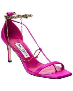 Jimmy Choo Oriana 75 Satin Sandal Women