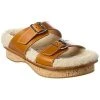 Chloé Marah Leather & Shearling Sandal Women -Valentino shop 1313400771 RLLD 1
