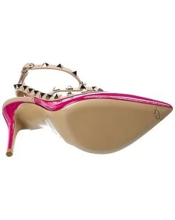 Valentino Rockstud Caged 100 Patent Pump Women -Valentino shop 1313400946 RLLD 4