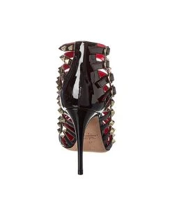 Valentino Rockstud Alcove 100 Patent Bootie Women -Valentino shop 1313400959 RLLD 3