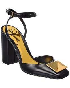 Valentino One Stud 90 Leather Pump Women