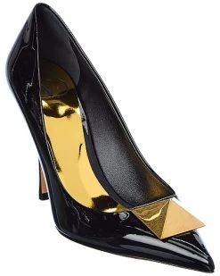 Valentino One Stud 100 Patent Pump Women