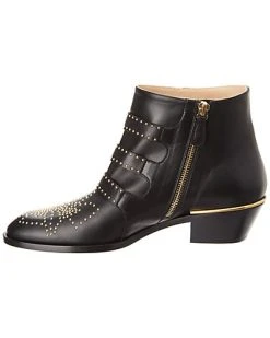 Chloé Susanna Studded Leather Bootie Women -Valentino shop 1313402206 RLLD 2