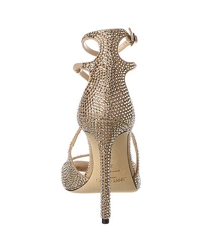 Jimmy Choo Azia 110 Crystal Suede Sandal Women 5 Jimmy Choo Azia 110 Crystal Suede Sandal Women - Image 3