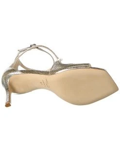 Jimmy Choo Azia 75 Glitter Leather Sandal Women -Valentino shop 1313404114 RLLD 4