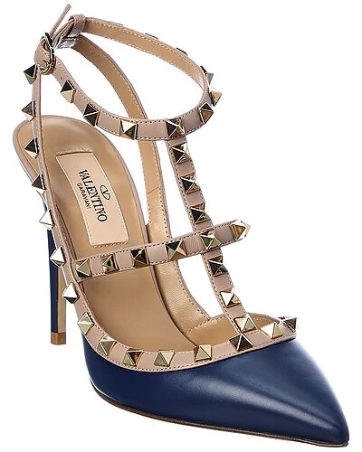 Valentino Rockstud Caged 100 Leather Pump Women 3 Valentino Rockstud Caged 100 Leather Pump Women