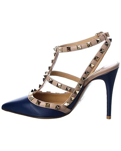 Valentino Rockstud Caged 100 Leather Pump Women 4 Valentino Rockstud Caged 100 Leather Pump Women - Image 2