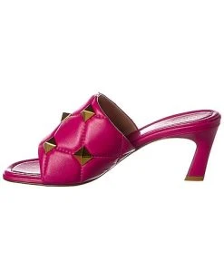 Valentino Roman Stud 65 Leather Sandal Women -Valentino shop 1313404154 RLLD 2