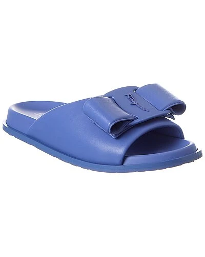 Salvatore Ferragamo Virgil Leather Slide Women 3 Salvatore Ferragamo Virgil Leather Slide Women
