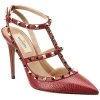 Valentino Rockstud Caged 100 Grainy Leather Pump Women -Valentino shop 1313407283 RLLD 1