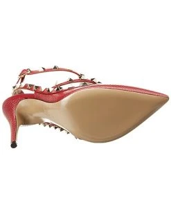 Valentino Rockstud Caged 100 Grainy Leather Pump Women 10 Valentino Rockstud Caged 100 Grainy Leather Pump Women -Valentino shop 1313407283 RLLD 4