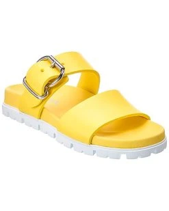 Prada Logo Rubber Sandal Women