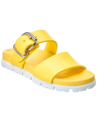 Prada Logo Rubber Sandal Women 3 Prada Logo Rubber Sandal Women