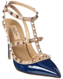 Valentino Rockstud Caged 100 Patent Pump Women