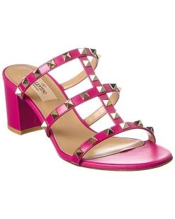 Valentino Rockstud Caged 60 Leather Sandal Women