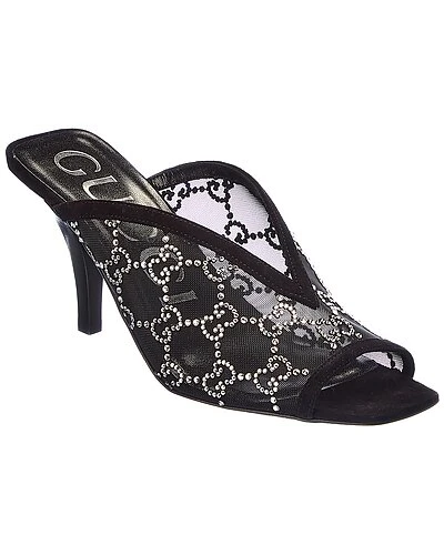 Gucci GG Mesh & Suede Sandal Women 3 Gucci GG Mesh & Suede Sandal Women