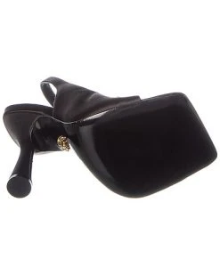 Versace Medusa Plaque Satin Slingback Sandal Women -Valentino shop 1313416325 RLLD 4