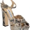 Jimmy Choo Heloise 120 Snake-Embossed Leather Platform Sandal Women -Valentino shop 1313416642 RLLD 1