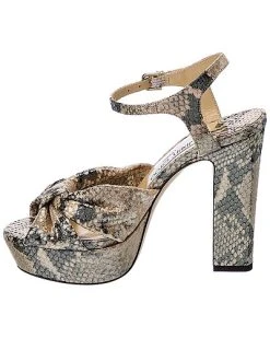 Jimmy Choo Heloise 120 Snake-Embossed Leather Platform Sandal Women -Valentino shop 1313416642 RLLD 2