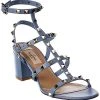 Valentino Rockstud Caged 60 Leather Ankle Strap Sandal Women -Valentino shop 1313416742 RLLD 1