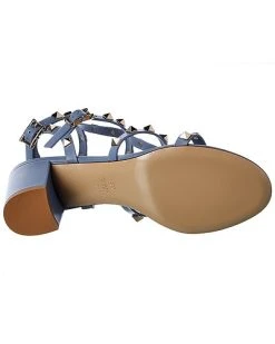 Valentino Rockstud Caged 60 Leather Ankle Strap Sandal Women -Valentino shop 1313416742 RLLD 4