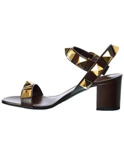 Valentino Roman Stud 60 Leather Sandal Women -Valentino shop 1313416753 RLLD 2