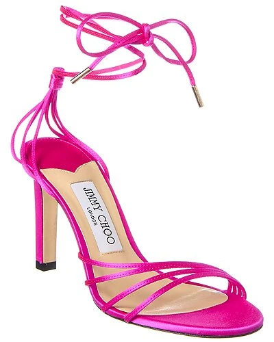 Jimmy Choo Antia 85 Satin Sandal Women 3 Jimmy Choo Antia 85 Satin Sandal Women