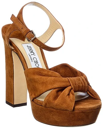 Jimmy Choo Heloise 120 Suede Platform Sandal Women 3 Jimmy Choo Heloise 120 Suede Platform Sandal Women