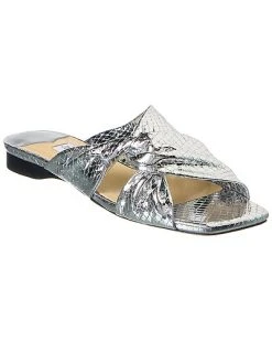 Jimmy Choo Narisa Embossed Leather Sandal Women