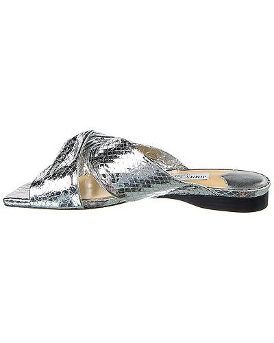 Jimmy Choo Narisa Embossed Leather Sandal Women 4 Jimmy Choo Narisa Embossed Leather Sandal Women - Image 2