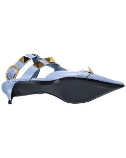 Valentino Roman Stud 40 Leather Ankle Strap Pump Women -Valentino shop 1313420965 RLLD 4