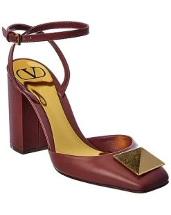 Valentino One Stud 90 Leather Pump Women