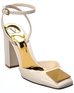 Valentino One Stud 90 Patent Pump Women