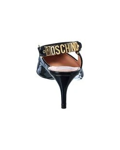 MOSCHINO Logo Patent Slingback Pump Women -Valentino shop 1313420987 RLLD 3