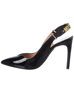 MOSCHINO Logo Patent Slingback Pump Women 8 MOSCHINO Logo Patent Slingback Pump Women -Valentino shop 1313420989 RLLD 2
