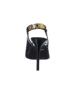 MOSCHINO Logo Patent Slingback Pump Women 9 MOSCHINO Logo Patent Slingback Pump Women -Valentino shop 1313420989 RLLD 3