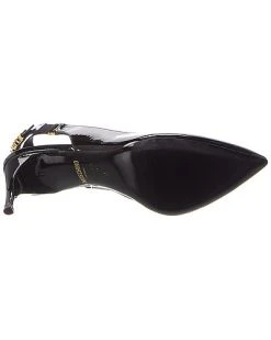 MOSCHINO Logo Patent Slingback Pump Women -Valentino shop 1313422629 RLLD 4