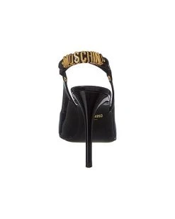 MOSCHINO Logo Patent Slingback Pump Women -Valentino shop 1313422630 RLLD 3