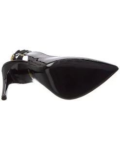 MOSCHINO Logo Patent Slingback Pump Women -Valentino shop 1313422630 RLLD 4